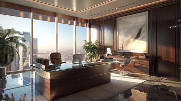 Bureau de direction: élégance et fonctionnalité pour votre espace